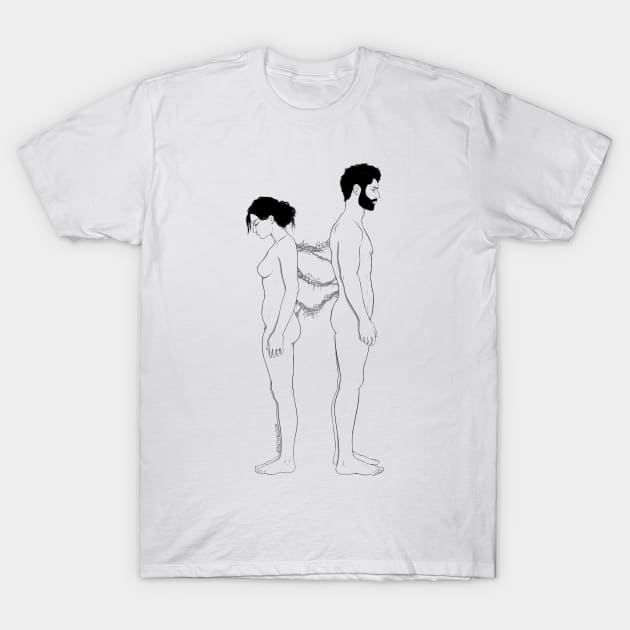 Growing Apart T-Shirt by poetryNcolor